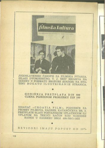 Kinematografija 1957.