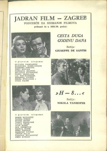 Kinematografija 1957.