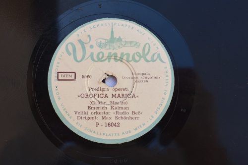 Bakelitna Ploča – Predigra opereti “Grofica Marica”