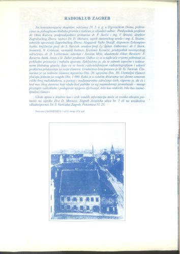 Radio Klub Zagreb, 75 godina