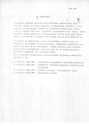 UKV FM Primopredajnik RIZ