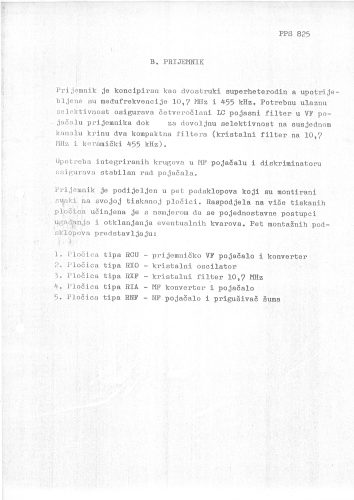 UKV FM Primopredajnik RIZ