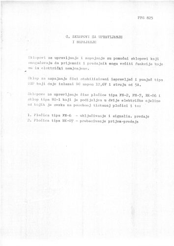 UKV FM Primopredajnik RIZ
