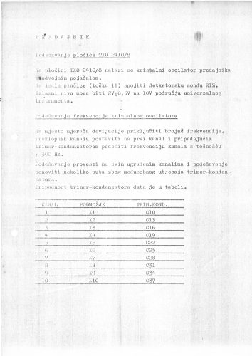 UKV FM Primopredajnik RIZ