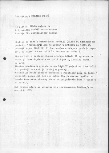 UKV FM Primopredajnik RIZ