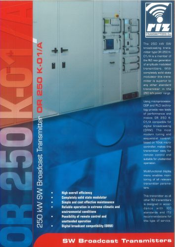 250 KW Odašiljač RIZ