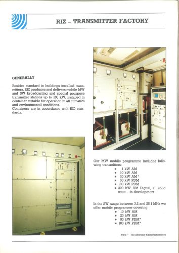 Mobilni Program 300KW RIZ